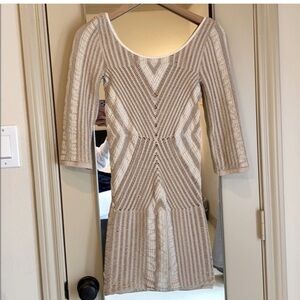 vintage y2k 90s Bebe crochet body-con dress made in the USA